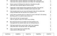 Love Language Quiz For Kids Worksheet In 2021 Language