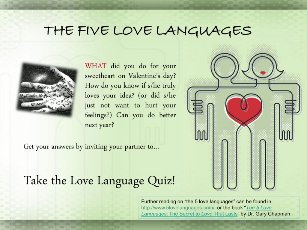 Take The Love Language Quiz 